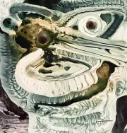 Tonito Original Painting.ALMOST Face.Natural Surrealism.Dynamic.Unique.Quirky