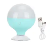 AAUAP LED Makeup Light Bulb Adjustable Light Colors Rechargeable Suction Type Makeup Light BulbGreen