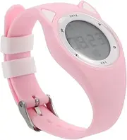 [OATIPHO] Silicone Kids Watch Cartoon Design Alarm Clock Kids Wristwatch Durable for Daily Use