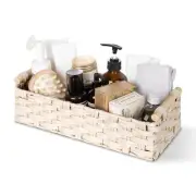 Toilet Paper Basket for Back of Toilet, Wicker Baskets for Storage, Wicker Ba