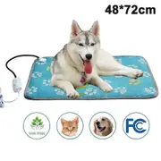 Pet Heating Pad For Cats And Dogs, Heated Cat Dog Bed Mat, Electric Warming Pad Heating Blanket For Cats, Small Dogs, Kittens And Puppies Indoor Wa...