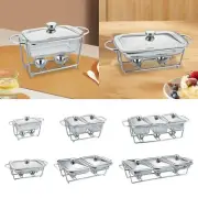 Buffet Food Warmer Chafing Dish Buffet Set Easy to Clean Catering Buffet Warmer