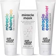 Josh Wood Colour Care Bundle for Fine & Fragile Hair Sulphate free, Body Boosting, Nourishing, Colour protecting, 3 Bottles