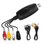 USB 2.0 Audio Video Capture Card,Digitization of Old Videos, VHS VCR TV to DV...