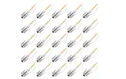LED String Light Bulb E17 Candelabra Base Dimmable Indoor Warm White 2700K 25 Pc
