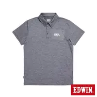 在飛比找蝦皮商城優惠-EDWIN 涼感系列 短袖POLO衫(暗灰色)-男款