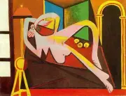 Reclining Woman : 1929 : Pablo Picasso : Archival Quality Art Print