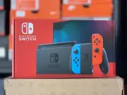 BRAND NEW NINTENDO SWITCH 32GB GRAY CONSOLE NEON BLUE RED JOY-CONS