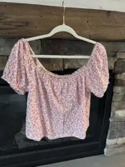 American Eagle Peasant Top Size Medium NWT