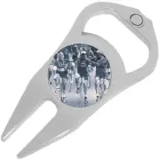 Cycling Race Golf Ball Marker Divot Repair Tool Bottle Opener