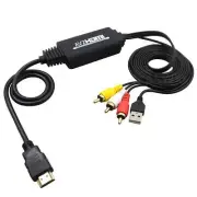 1080P HDMI to 3 RCA AV Video Audio Cable Converter Adapter For HDTV XBOX PS4 PC