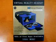 Smart Theater Virtual Reality Headset iPhone Smartphones Deluxe 3D Games BLUE