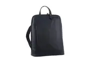 Milleni Ladies Backpack Nappa Leather Womens Shoulder Bag Rucksack Travel - Navy