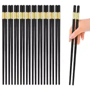 10 Pairs Non-Slip Fiberglass Chopsticks, Reusable Chopsticks Gift Set