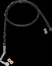 Mg XR Front Upper Brake Line Kit Black Blk ABS 70in 6 Over Street Glide ST 22-23