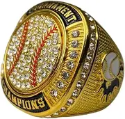 Legacy Rings 1 or 12 Pack Softball Baseball Championship Trophy Ring Tournament Champions or Finalists Gold-Tone