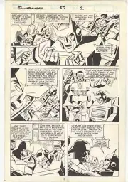 Transformers #57 Pg 2 Jose Delbo Megatron Detour Ratchet Hyperdrive
