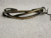 Paparazzi Jewelry Brass Bracelet Plait Tectonics Cuff
