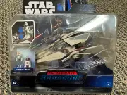 Star Wars Micro Galaxy Squadron V-Wing Starfighter Vehicle and Mini Figures New
