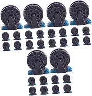 3sets 10pcs Mini Water Wheel Model for DIY Micro Landscape Decoration Small Garden Scenery Calming Desktop Fountain Durable and Easy to Assemble 10pcs*3