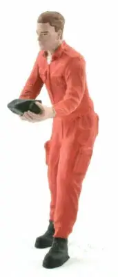 Atlantic Case "William" 1/24 Hand Painted Resin Figure - Die-Cast Cars Display