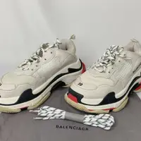 在飛比找PopChill優惠-[二手] BALENCIAGA Triple S老爹鞋