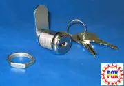 Cabinet Lock/Coin Door Lock, 7/8" Double Bitted - Bally, Gottlieb, Williams more