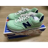 在飛比找蝦皮購物優惠-*全新*new balance 574湖水綠