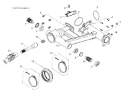 Polaris Bearing, Genuine OEM Part 0452608, Qty 1
