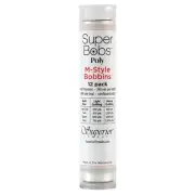 Superior Threads SuperBobs Polyester Bobbin 12pk M-Style Natural White