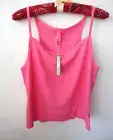 Skims 3X tank top SUGAR PINK soft stretchy cotton baby rib NWT Ltd Edition color