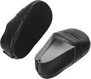 Generic 1 Pair Doll Shoes Ornaments for Fashion Dolls Dolls Mini Ornaments Dollhouse Accessories for Boots for Boots Boots Miniature Shoes Decors Black Pu