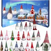 Gnome Advent Calendar, Advent Calendar with 24 Gnome, Christmas Advent Calendar 2024, Christmas Advent Calendar with 24 Collectible Gnome Dolls