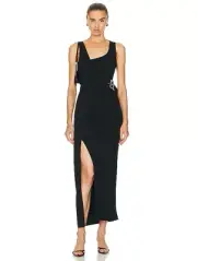 BNWT SIR THE LABEL MODERNIST BELTED MIDI DRESS - SIZE 0P/4 AU/0 US (RRP $460)