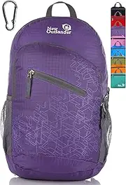 Outlander Ultra Lightweight Packable Water Resistant Travel Hiking Backpack Daypack Handy Foldable Camping Outdoor Backpack
