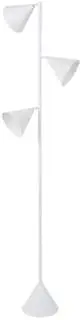 Beacon Lighting Bally 3 Light Floor Lamp in White