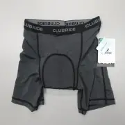 Club Ride Apparel Men's Gunslinger Short Level 2 Chamois Black Wicking Stretch