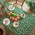 Christmas Tablecloth Table Rectangle Cover Xmas Party Decor Cotton Tablecloth AU