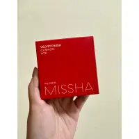 在飛比找蝦皮購物優惠-MISSHA 紅絲絨氣墊粉餅色號21號 購入自韓國代購 全新