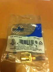 Leviton Quickport RCA red video gold plated 40830-BIR