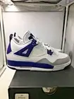 Air Jordan Retro 4 GG Size 8.5 White Hyper Orange Royal Blue Knicks Broncos Mets