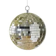 Disco Ball Gold 20 cm Hanging Party Decorations Supplies Dance Stage Mirror