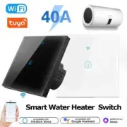 40A Smart Wifi Water Heater Boiler Touch Switch EU for Lighting Air Conditioner