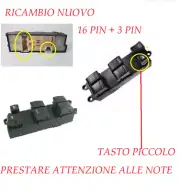 Button For Nissan X-Trail Up To 03 Window Lift Control Switch