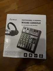 Asmuze 4-Channel Professional Mixing Console