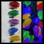 GE Energy Smart Loose LED C-9 Replacement Bulbs and Shells 5 Ct Multicolor
