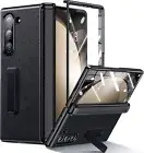 Samsung Galaxy Z Fold 6 Case 5G, Built-in Screen Protector, Adjustable Kickstand