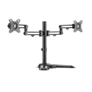Brateck Dual Monitor Premium Articulating Aluminum Monitor Stand Fit Most 17'-32