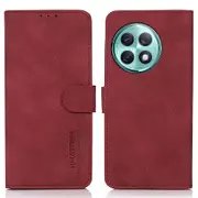 For OnePlus Ace 2 Pro 5G Textured Wallet Stand Cover ic Closure PU Leather Smartphone Case