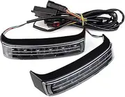 Indicators Flowing Turn Signal for CVO Electra Road Glide 2014-2020 Motorcycle Lighting System Saddlebag Running Brake Light Turn Signal Lamp Turn Signal Indicator